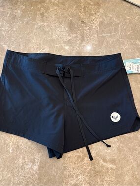 Roxy black  Swim Shorts with Drawstring